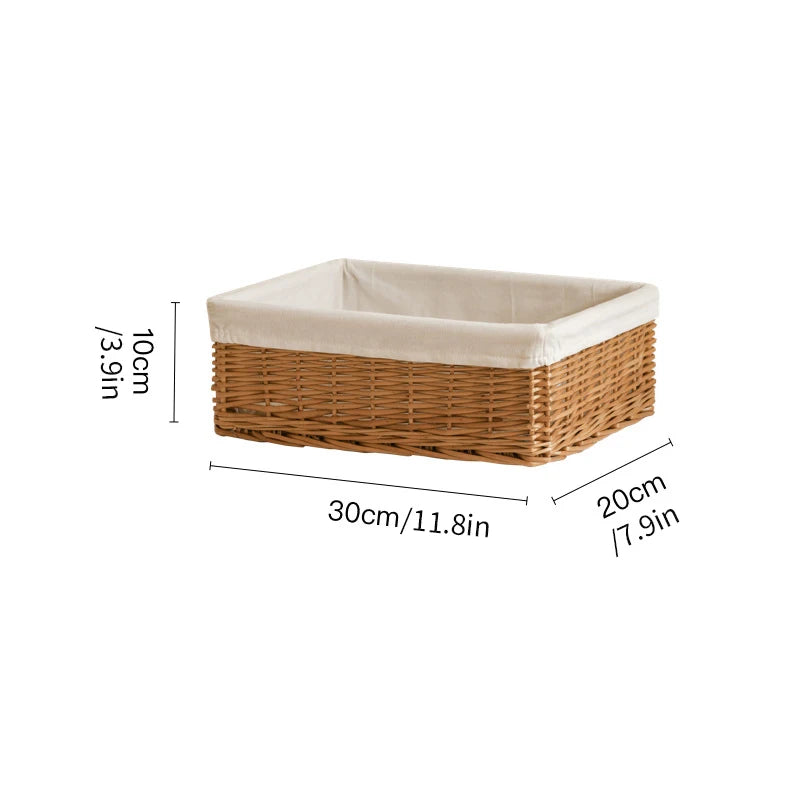 panier de rangement décoratif pour cosmétiques et fournitures - vue 15 sur 17