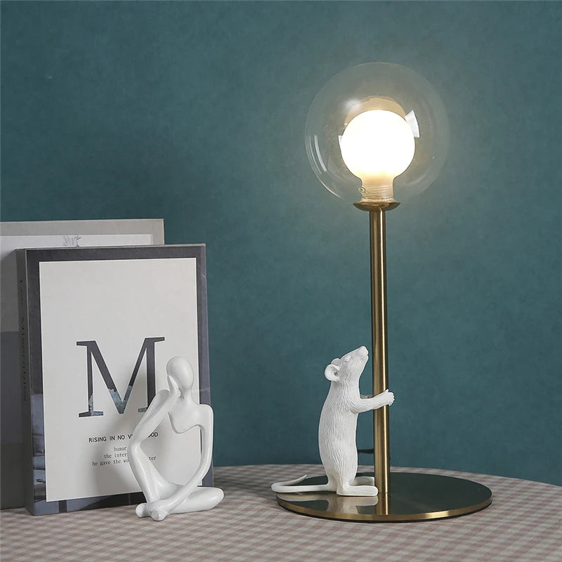 lampadaires modernes en résine animaux lampes led sur pied - vue 5 sur 8