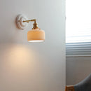 Applique LED nordique japonaise cuivre blanc