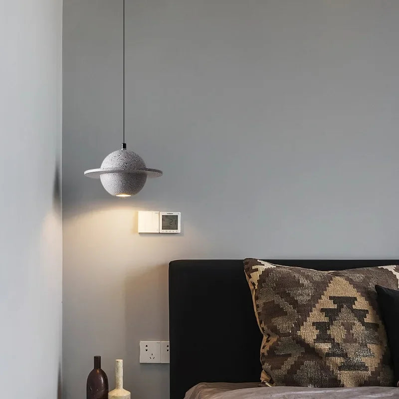 2024  New Hot Sale Resin Planet Pendant Lamp For Living Dining Room Restaurant Store Suspension Indoor Lighting Decor Luminaire - vue 5 sur 16
