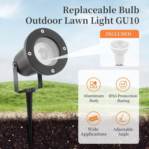 lampe led extérieure pour jardin éclairage paysager étanche et décoratif - vue 3 sur 8