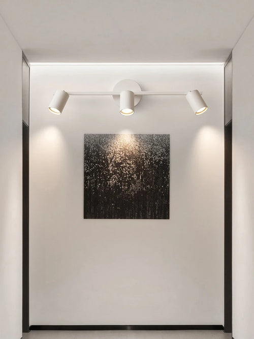 applique murale led moderne à 3 têtes éclairage intérieur polyvalent - vue 7 sur 10