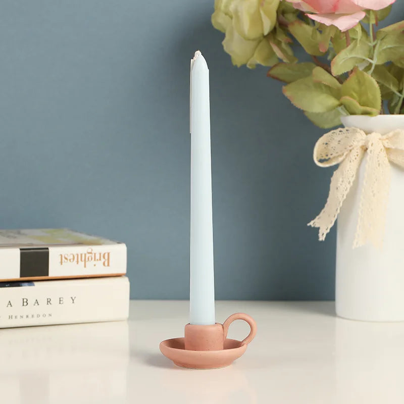 bougeoir en céramique nordique pour décoration intérieure élégante - vue 3 sur 18