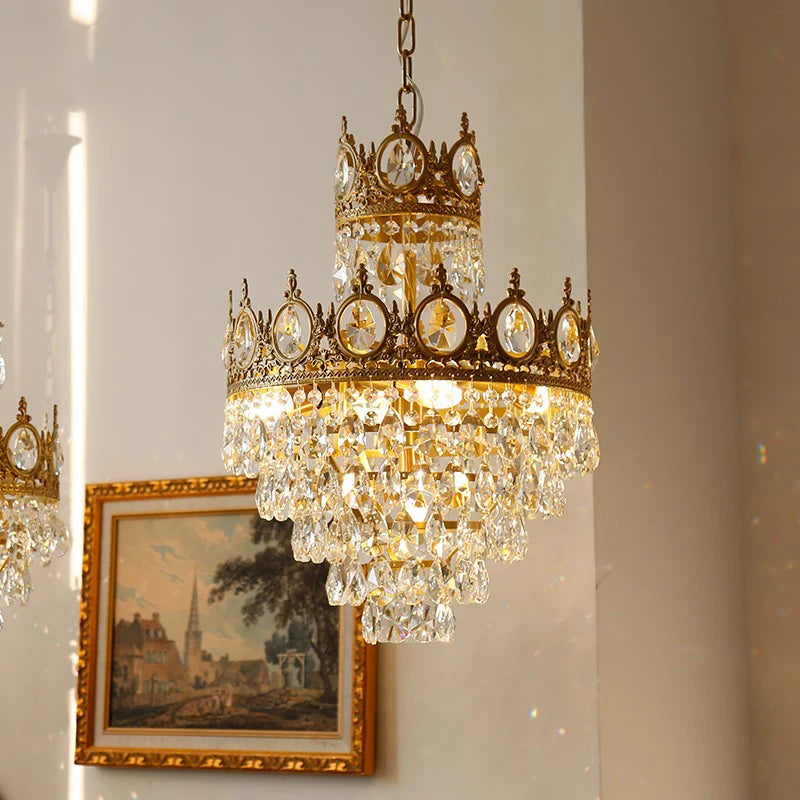 lustre en cristal pour un éclairage élégant et raffiné - vue 4 sur 14