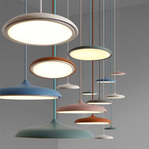 lustres modernes minimalistes lampes led pour bar et table - vue 10 sur 22