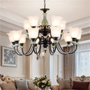 lustre en céramique vintage style américain éclairage intérieur classique