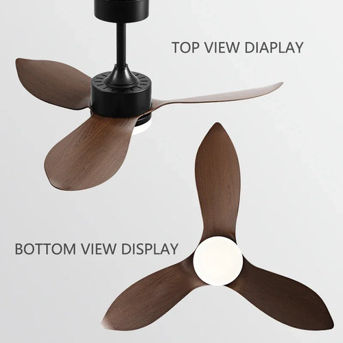 plafonnier moderne avec télécommande pour ventilateur et lumière - vue 4 sur 11