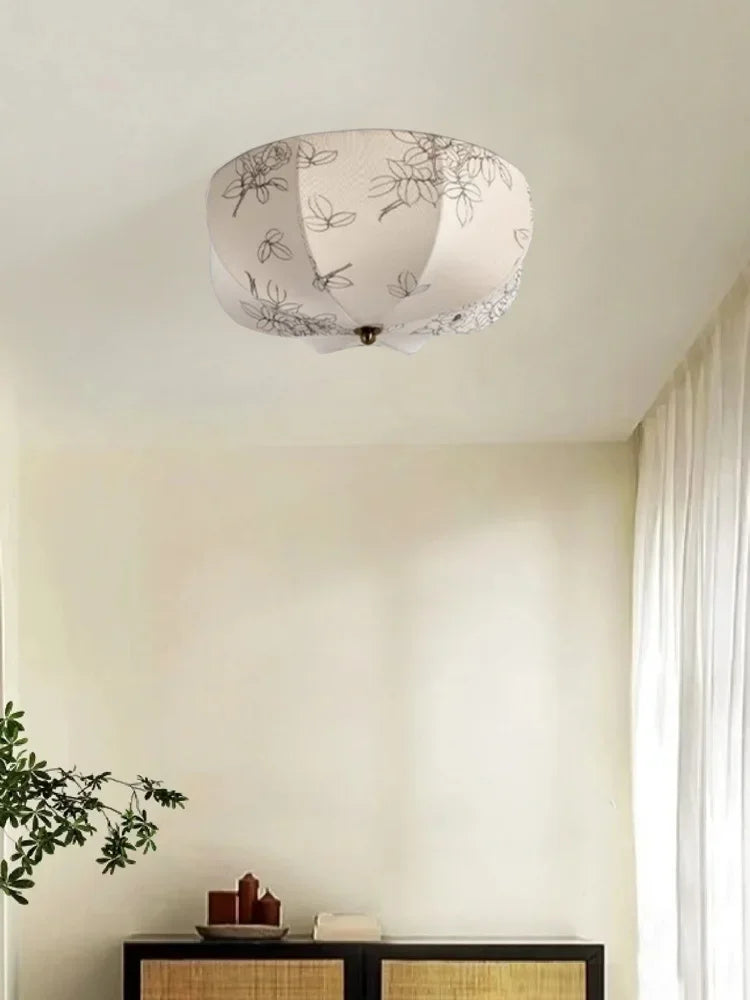 lustre moderne nordique en tissu pour intérieur élégant - vue 6 sur 9