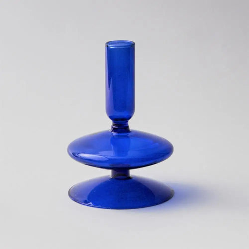bougeoirs coniques en verre pour décoration de table de mariage - vue 23 sur 32