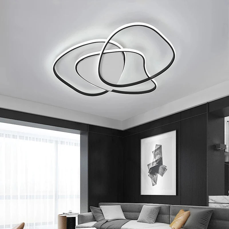 plafonnier led moderne design créatif pour intérieur décoratif - vue 4 sur 10