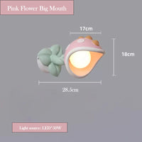 applique murale mignonne pour chambre d'enfant design fleur princesse