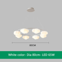 lustre en forme de nuage avec télécommande pour enfants