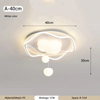 lustre romantique à bulles pour salon et bureau