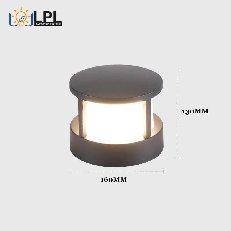 pack poteaux lumineux led extérieurs étanches haute luminosité - vue 5 sur 7