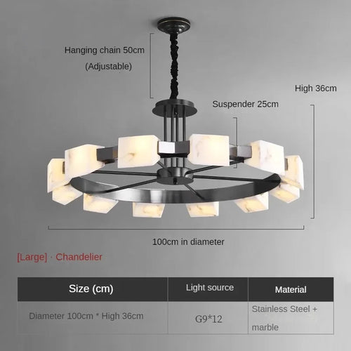 suspension moderne en marbre espagnol pour intérieur élégant - vue 11 sur 10