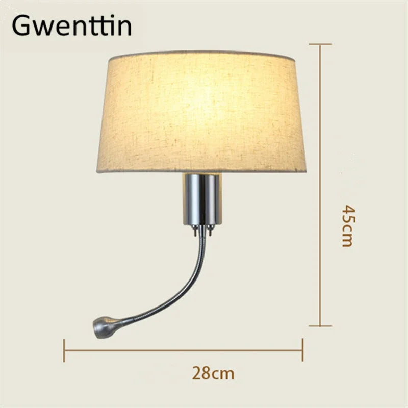 applique murale à led moderne pour décoration intérieure et lecture - vue 14 sur 14