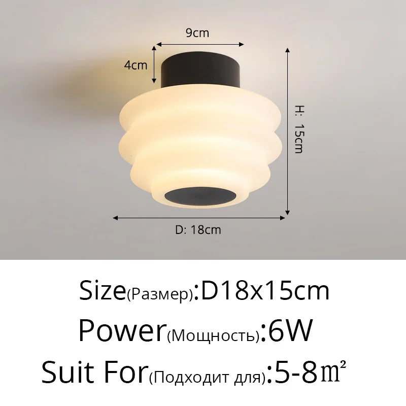 lustre nordique créatif à tête unique moderne - vue 12 sur 12