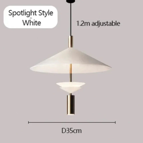 lustre moderne en métal design nordique pour éclairage intérieur - vue 12 sur 11