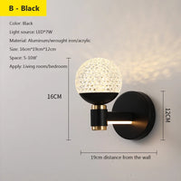 applique murale de luxe à led design moderne chaleureux décoratif
