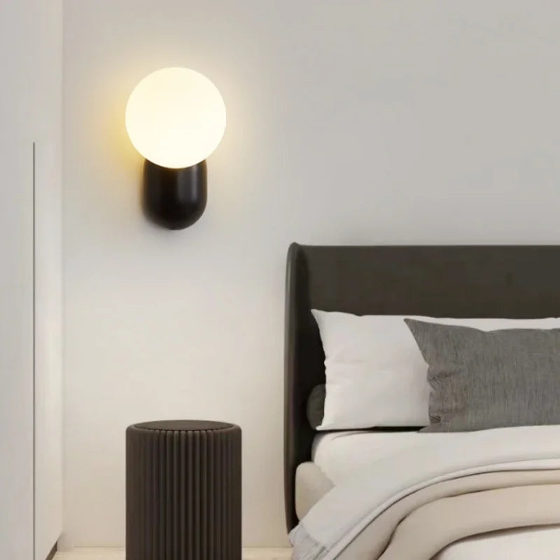 applique murale nordique moderne pour éclairage décoratif intérieur - vue 3 sur 9
