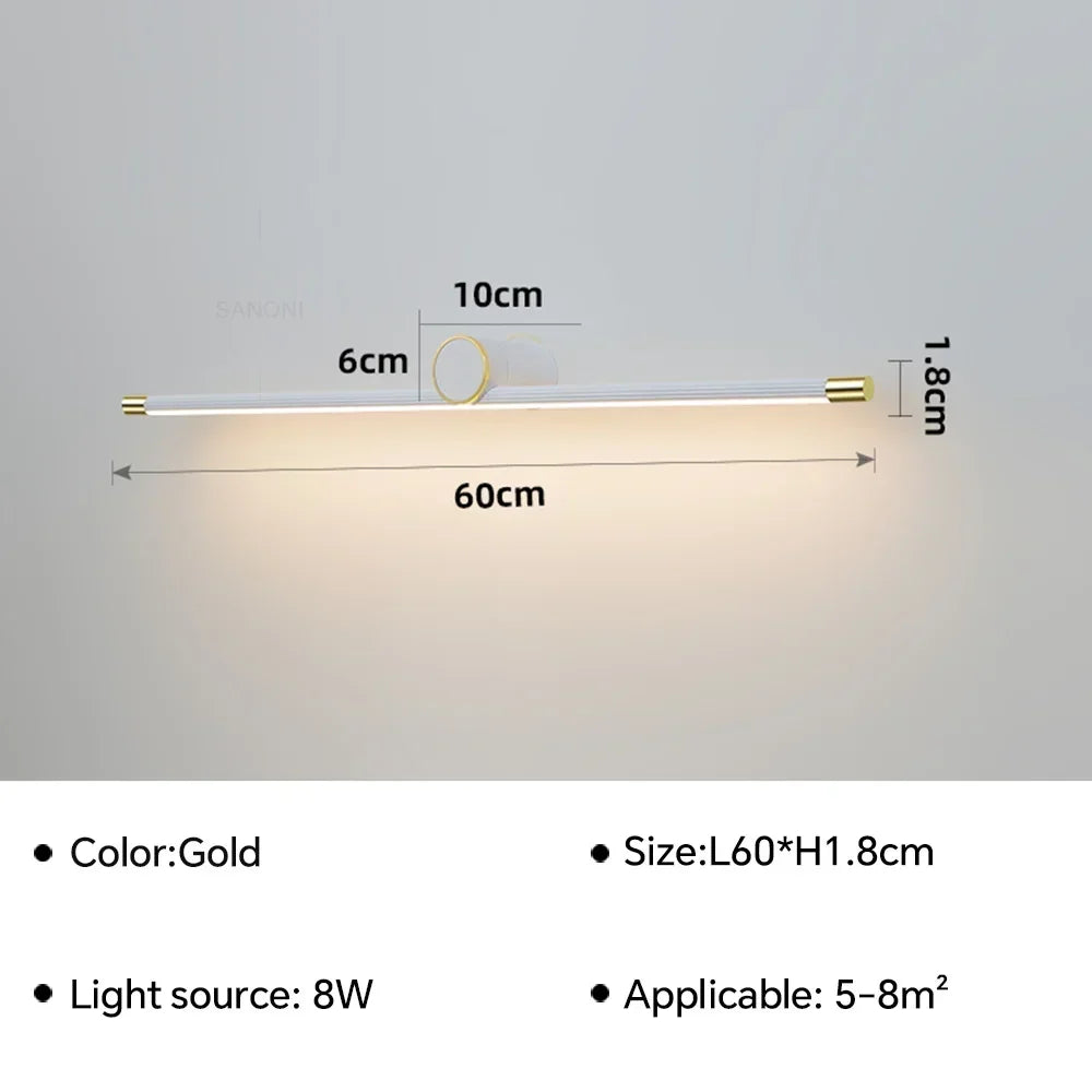 applique murale led moderne pour décoration intérieure et lecture - vue 11 sur 12