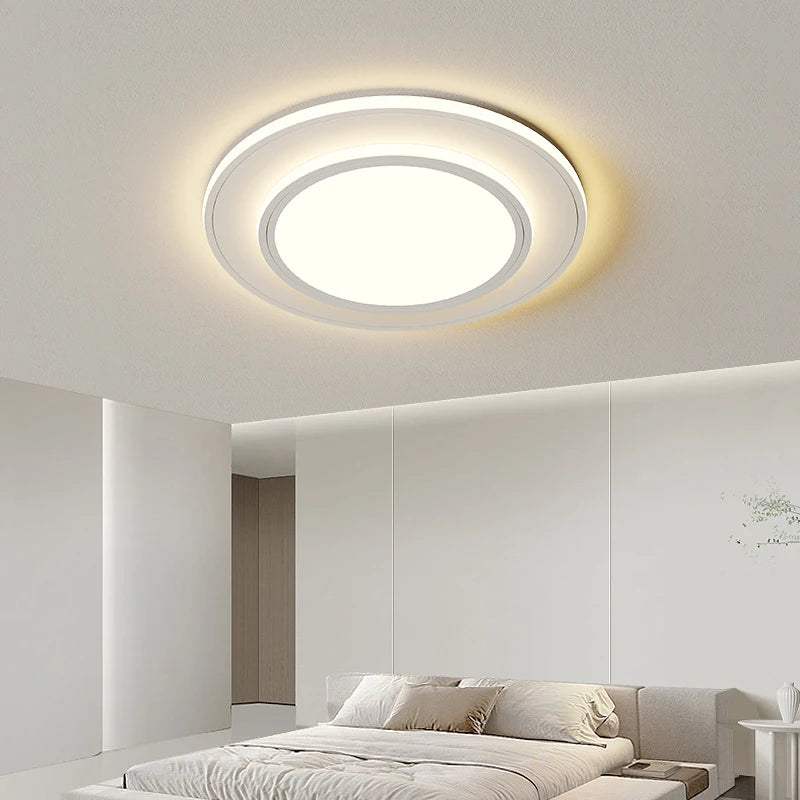 plafonnier double couche moderne pour un éclairage élégant à la maison - vue 5 sur 14