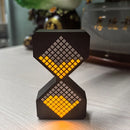 sablier électronique à led style cybernétique pour décoration et cadeaux