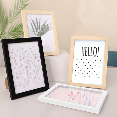cadre photo en bois pour décoration murale et de bureau - vue 2 sur 10