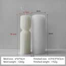 moule en silicone pour bougies aromatiques cylindriques fait main