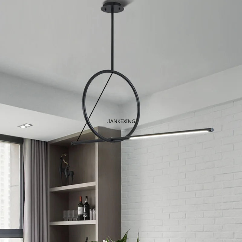 suspension led design scandinave luminaires maison déco - vue 3 sur 7