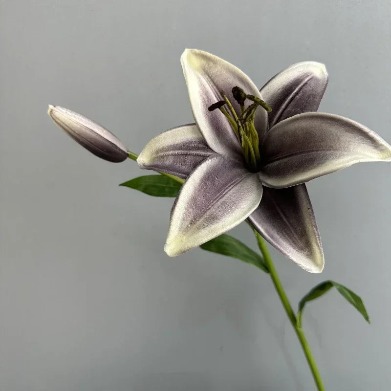 branche de lys artificielle décoration florale pour intérieur - vue 9 sur 11