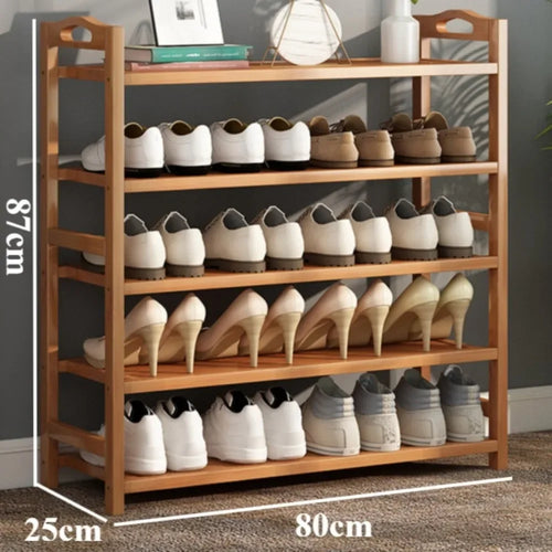étagère à chaussures intérieure 3 4 5 étages organisateur de rangement multicouche - vue 17 sur 17