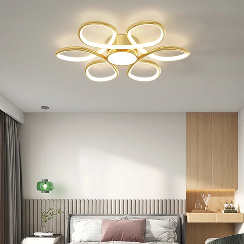 lustre moderne led pour décoration intérieure nordique élégante - vue 4 sur 21