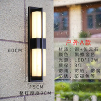 applique murale moderne étanche pour éclairage extérieur décoratif
