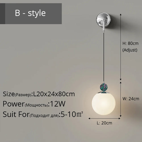 suspension décorative en cristal de luxe pour intérieur - vue 10 sur 12