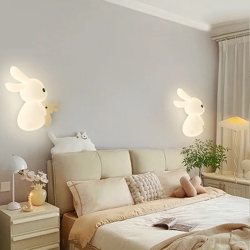 applique murale lapin mignon pour chambre d'enfant créative et ludique - vue 5 sur 9