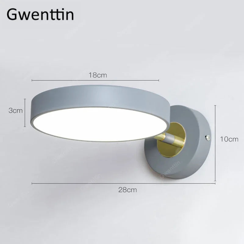 applique murale led moderne pour un éclairage décoratif intérieur - vue 8 sur 11