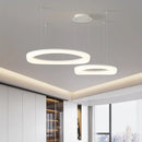 lustre circulaire à led design nordique moderne et créatif