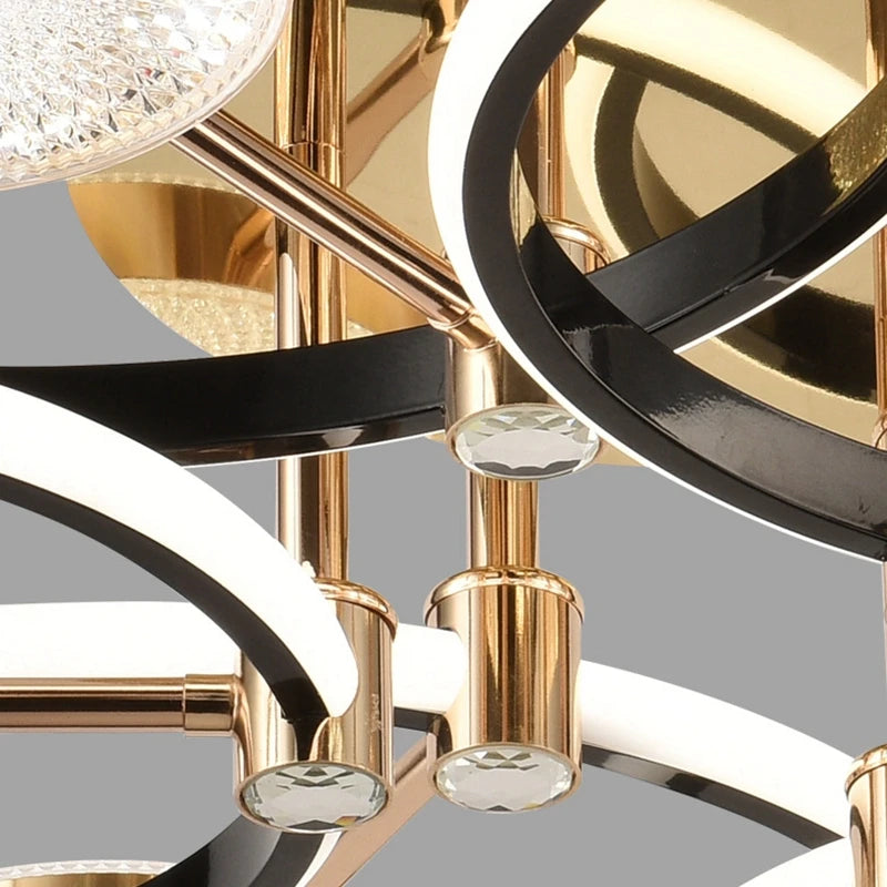 plafonnier design moderne lumineux et décoratif pour intérieur élégant - vue 6 sur 12