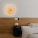 Applique murale en verre led nordique ondulations d'eau ronde