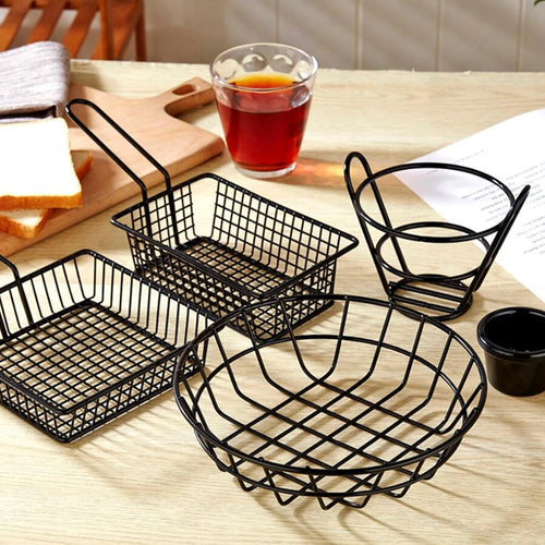 panier à frites en acier inoxydable pour aliments frits - vue 3 sur 14