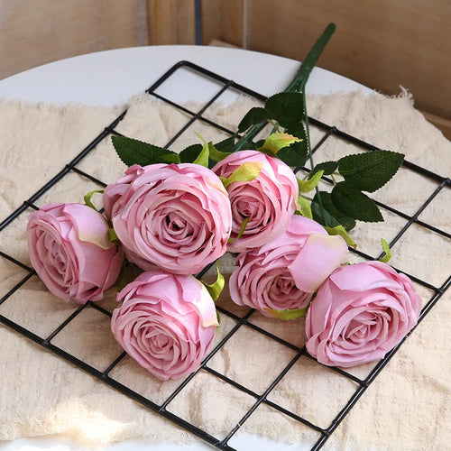 bouquets de roses artificielles pour décoration de mariage et artisanat - vue 7 sur 17