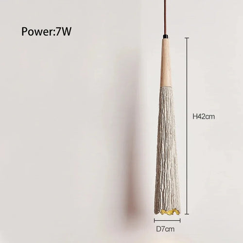 suspension led décorative en ciment pour éclairage moderne
