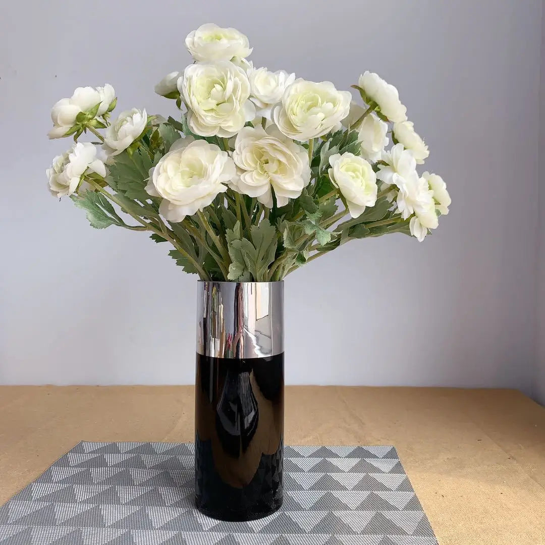 bouquet de fleurs artificielles en soie pour décoration et accessoires photo - vue 6 sur 12