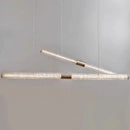 suspension en bois design nordique moderne led gradable