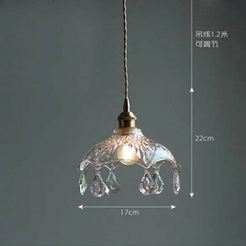lustre nordique en cristal pour bar et restaurant