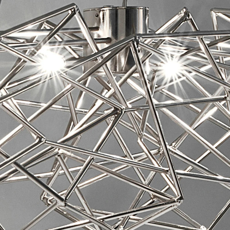 lustre post-moderne de luxe design italien nordique étoile rectangulaire - vue 5 sur 8