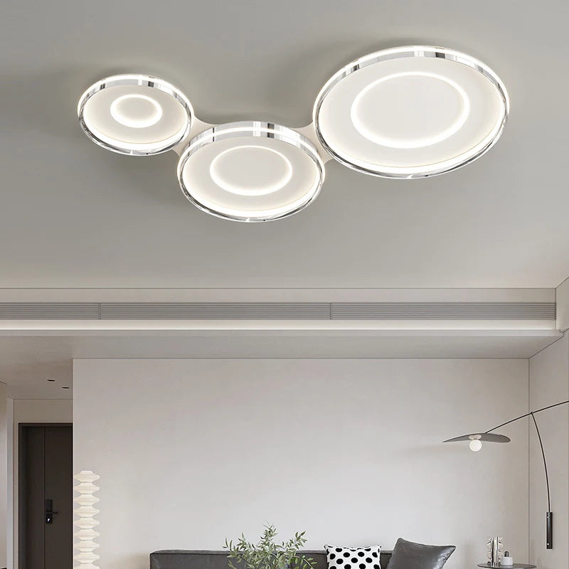plafonnier moderne à leds nordique créatif luminaires intérieur - vue 6 sur 16