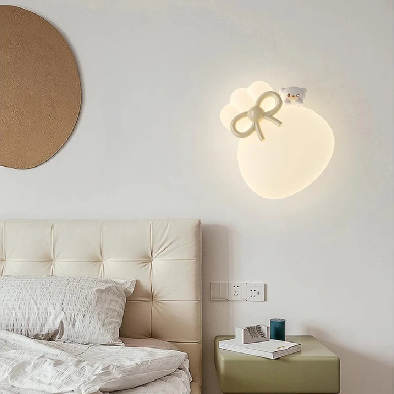 applique murale lapin et ours pour chambre enfant décorative - vue 4 sur 8