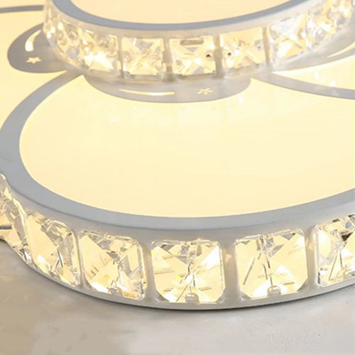 plafonnier led design moderne simple éclairage décoratif fleur chaude romantique - vue 4 sur 9